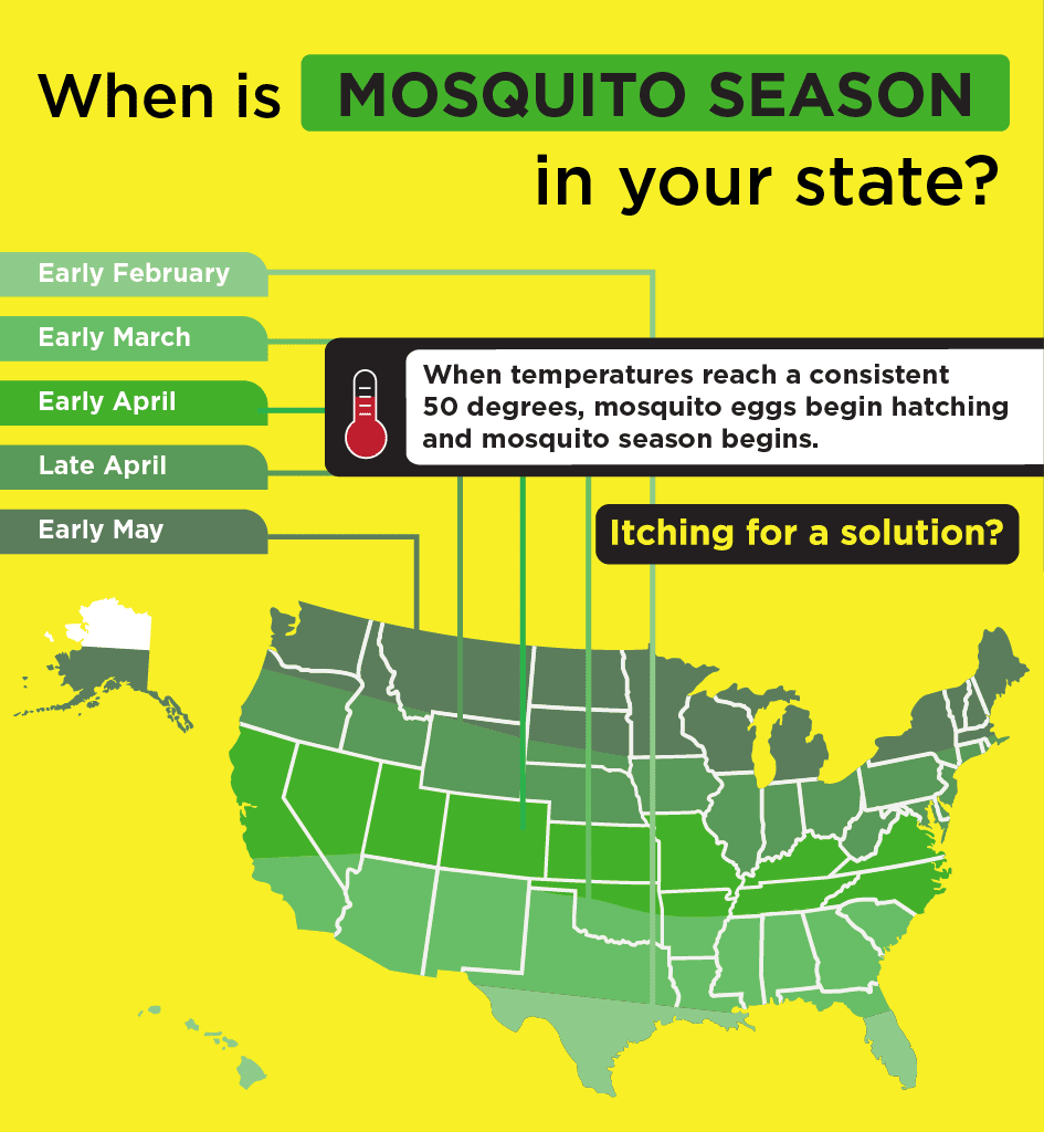 mosquito season map